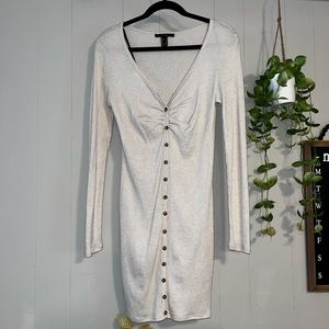 Long sleeve sweater dress